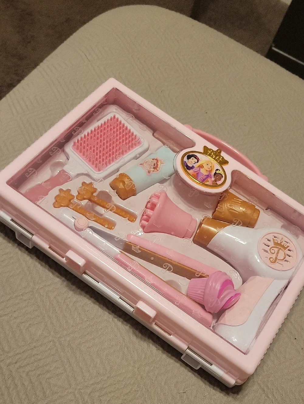 Pink Princess Toy Hair Styling Set